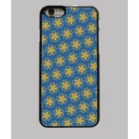 flowers blue background