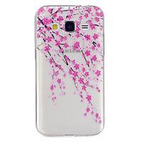 Flower Pattern TPU Relief Back Cover Case for Galaxy Grand Prime/Galaxy Core Prime/Galaxy J5