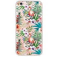 flamingos pattern tpu ultra thin ranslucent soft back cover for iphone ...