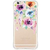 Flowers TPU Soft Shockproof/Dustproof/Waterproof/Transparent Back Shell For i6s Plus/6 Plus/6s/6/SE/5S/5