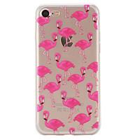 Flamingos Pattern Material TPU Phone Case For iPhone 7 7 Plus 6s 6 Plus SE 5s 5