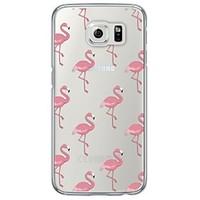 Flamingos Tile Pattern Soft Ultra-thin TPU Back Cover For Samsung GalaxyS7 edge/S7/S6 edge/S6 edge plus/S6/S5/S4