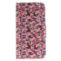Flower Pattern PU Leather Full Body Case with Card Slot for Samsung Galaxy J3 J3 (2016)