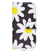 flower pattern pu leather stand card slot case for galaxy s7