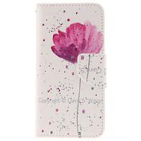 Flower Painted PU Phone Case for iPhone 7 7 Plus 6s 6 Plus SE 5s 5c 5 4s 4