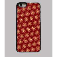 flowers red background