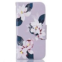 Flowers Pattern Card Phone Holster for iPhone 5/5S/SE/6/6S/6 Plus/6S Plus