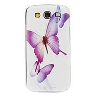 Flying Butterflies Pattern Hard Case for Samsung Galaxy S3 I9300