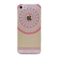 Flower Color Great Circle Through TPU Soft Case Phone Case for iPhone 6/6S/6S Plus/6 Plus