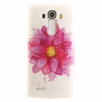 flower painting pattern tpu soft case for lg g4g4minig4cg3minig3