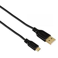 flexi slim micro usb cable gold plated twist proof black 075 m