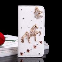 Flip Leather Bling Flower Wallet Case Cover with Stand Card Holder for Apple iPhone 6