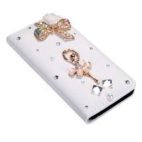 Flip Leather Bling Flower Wallet Case Cover with Stand Card Holder for Apple iPhone 6