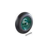 Flat-free Wheelbarrow Wheel 400mm, including axle M12 Westfalia