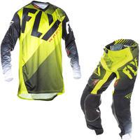 fly racing 2017 lite hydrogen motocross jersey amp pants lime black wh ...