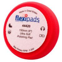 Flexipads Flexipads 44420 Soft Red Finishing Velcro Foam