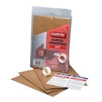 FLEXOCARE PARCEL WRAPPING KIT BROWN PK24