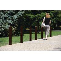 FLAT TOP WOODEN BOLLARD \