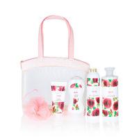 floral collection rose toiletry bag