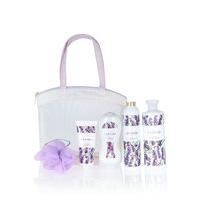 floral collection lavender toiletry bag