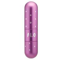 flo refillable perfume atomiser crystal cut 5ml purple