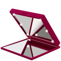 Flo Mirrors Soft Touch Celebrity LED Fuchsia Mirror