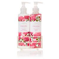 floral collection freesia hand wash lotion set