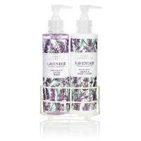 floral collection lavender hand wash lotion set