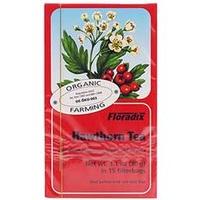 floradix hawthorne organic herbal tea 15 bags