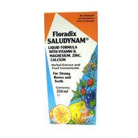 Floradix Saludynam Liquid Calcium Mag Zinc Formula, 250ml