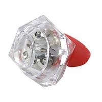 Flash RGB Big Diamond Style 3-LED Ring Light