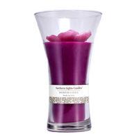 Floral Vase Premium Candle - Pink Pansy 9 inch