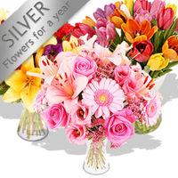 Flowers For A Year | Silver Collection - flowers