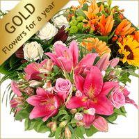 Flowers For A Year | Gold Collection - flowers