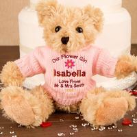 Flower Girl Light Coloured Bear