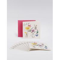 Flower Pots Thank You Cards