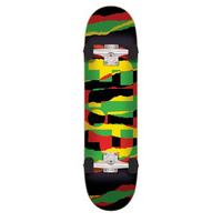 Flip Odyssey Torn Mini Complete Skateboard - Rasta 7.0\