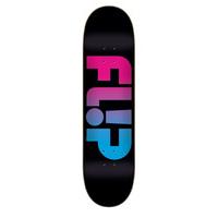 Flip Odyssey Faded Skateboard Deck - Black 8.25\