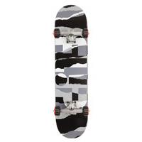 flip odyssey torn mini complete skateboard greyscale 725