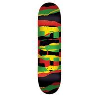 Flip Odyssey Torn Rasta Skateboard Deck - Rasta 8.13\