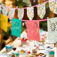 Floral Fiesta Mexicana Party Bunting