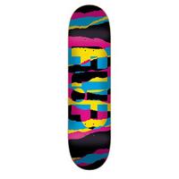 Flip Odyssey Torn Neon Skateboard Deck - Multi 8\
