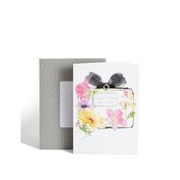 Floral Perfume Bottle Card