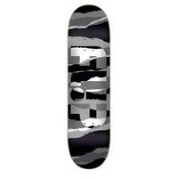 Flip Odyssey Torn Grayscale Skateboard Deck - Black/White 8.25\