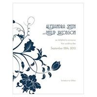 Floral Orchestra Save The Date Card