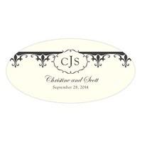 Fleur De Lis Large PVC Sticker