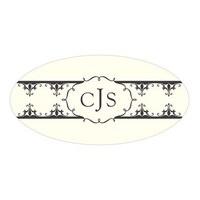 Fleur De Lis Small PVC Sticker