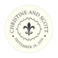 Fleur De Lis Small Sticker