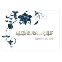 Floral Orchestra Large Rectangular Tag