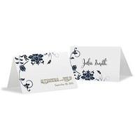 floral orchestra place card with fold